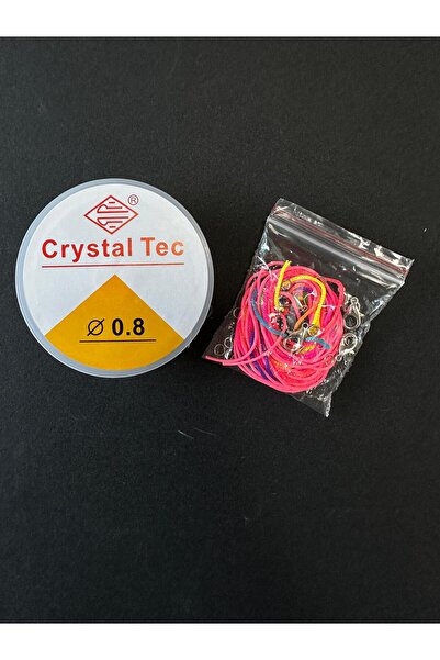 LİVZA BİJUTERİ 2 Renk Paraşüt İp + Misina takı yapım yardımcı set