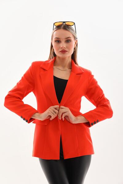 Fosiya Double Fabric 2 Button Jacket