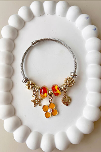 Fubena 8004 نجمة - سوار ديزي متدلي من الفولاذ