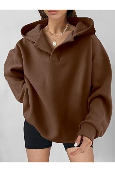 MOONBULL Φούτερ Unisex Oversize με κουκούλα