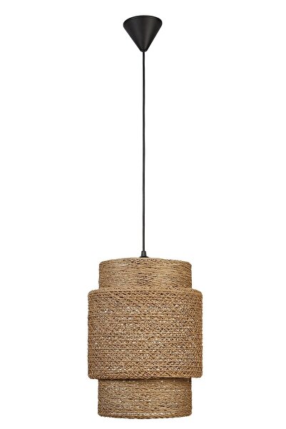 Bozyaka Aydınlatma Biga Dekoratif Tekli Hasır Sarkıt Avize Modern Iç Mekan