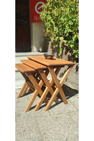 zeyatasarım Zigon sehpa meşe