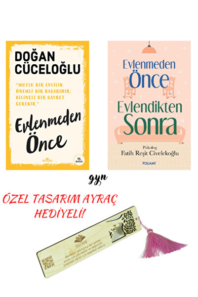 Kronik Kitap Evlenmeden Önce ve Evlenmeden Önce Evlendikten Sonra 2 Kitap SET ( AYRAÇ HEDİYE! )