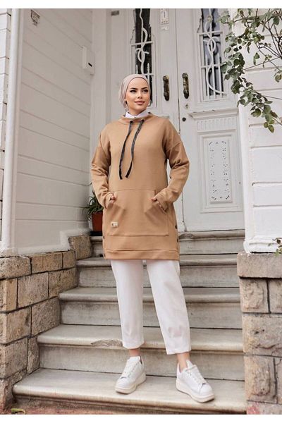 Nuha Boutique Nuha - Суитшърт с капак и кенгуру