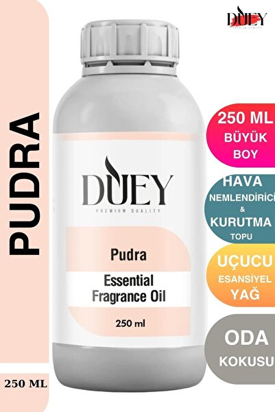 DUEY Pudra Uçucu Yağ 250 ml Hava Nemlendiricisi, Mum Esansı, Oda Kokusu, Çama...