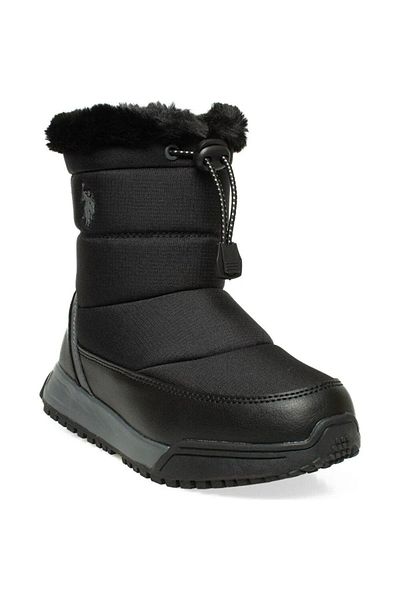 U.S. Polo Assn. Rainy Jr 3pr Kids Unisex Boots-black