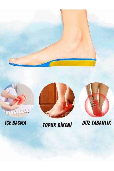 MagicFoot Doğru Duruş Tabanlığı - Topuk Dikeni - Düz Tabanlık Ve Içe Basma Sorunları Önleyici