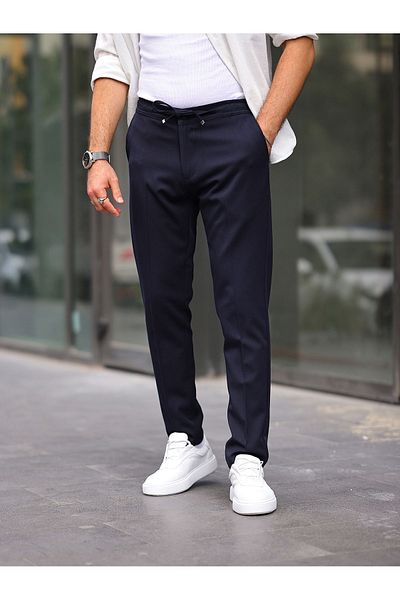 BASEL.CO Men's Slim Fit Fabric Jogger with Lycra and Elastic Waist