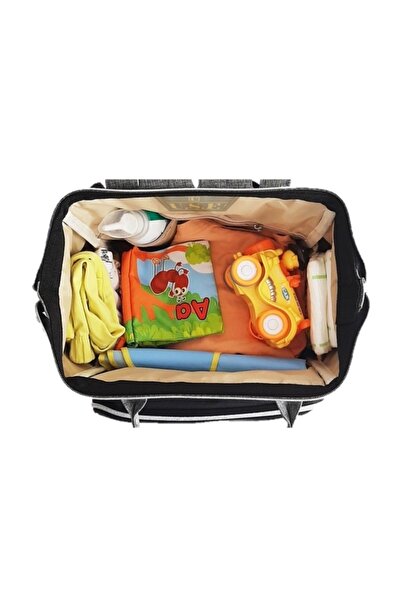 USF Baby Care Bag Mother Baby Care Backpack (czi) Grey-black