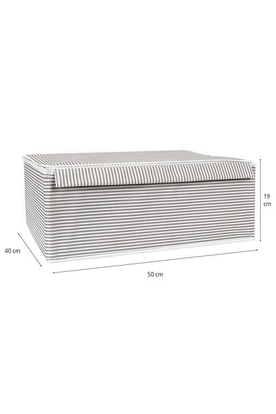 Emofom 50x40x19 CM Βάση Θήκη - Πτυσσόμενο κουτί, Organizer κάτω από το κρεβάτι, Organizer ρούχων μαξιλαριού