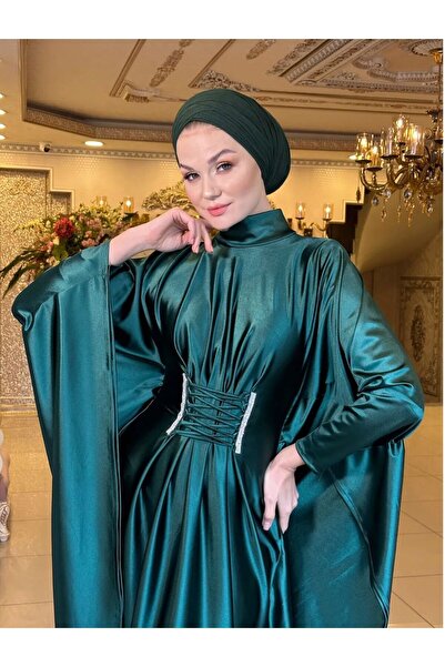 MAHİDEVRAN فستان نسائي من نوع كينغلي هاوس للنساء المحجبات