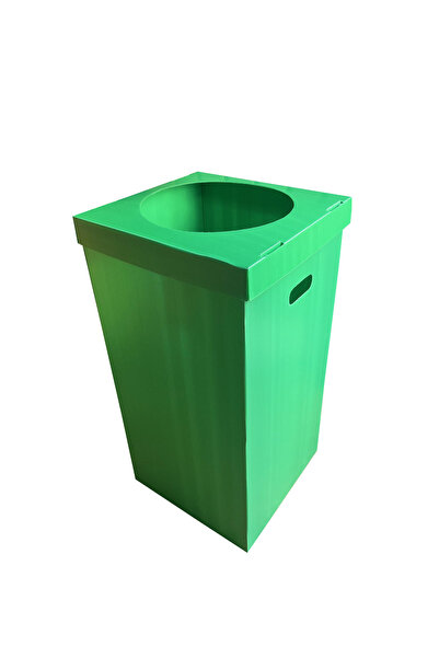 dirilim plastik Geri Dönüşüm Atık Kutusu ( YEŞİL ) Cam Atıklar