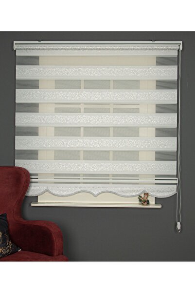 BLINDX Sarmaşık Jakar Stor Zebra Perde, Balkon Perdesi ,oturma Odası Perdesi ...