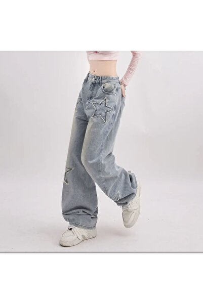 DEEFWEAR PANTALONI JEANS BAGY BUzunar, RECICLATI Y2K