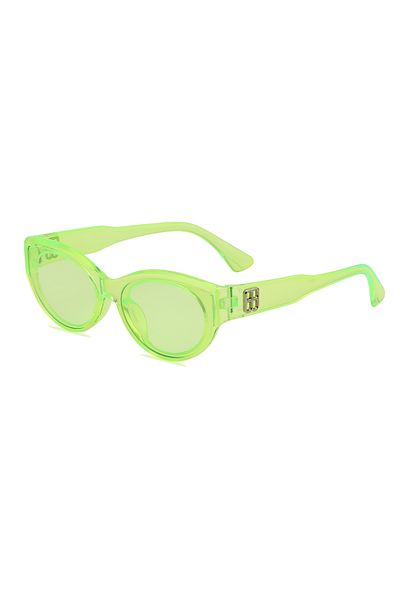 ModaLand Unisex Retro Oval Sunglasses