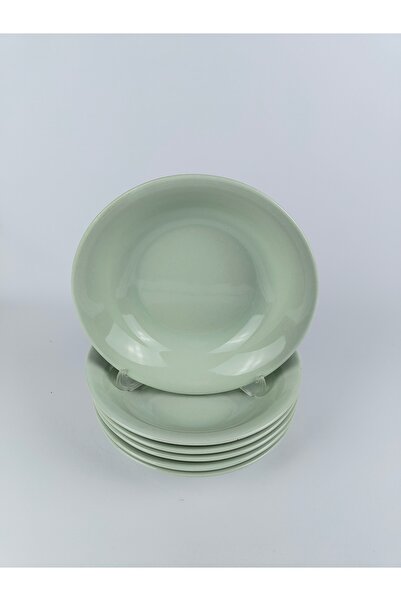 Kütahya Porselen Diamond Serisi 20 Cm Çukur Yemek Tabağı 6 Lı