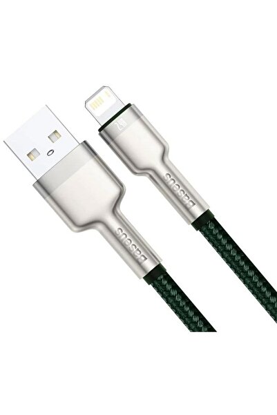 Baseus Cafule Metal 2.4a 1 Meter Lightning Şarj Data Kopmaz Kablo