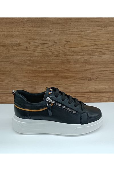 Greyder Model 59053 - Pantofi casual de dama din piele naturala neagra