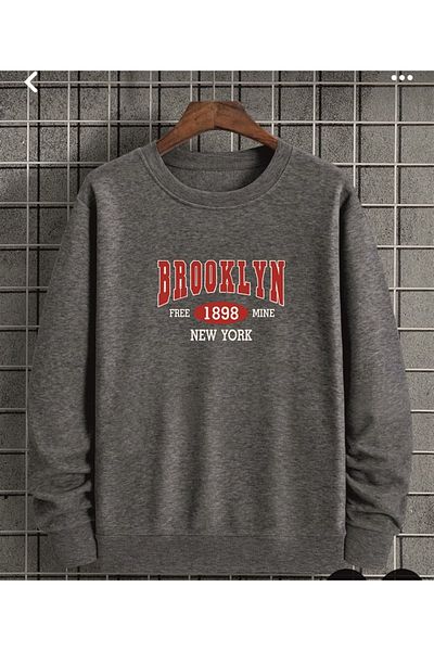 x-compass life Broklyn Printed Crew Neck Women's / Men's T-shirt Without Owers