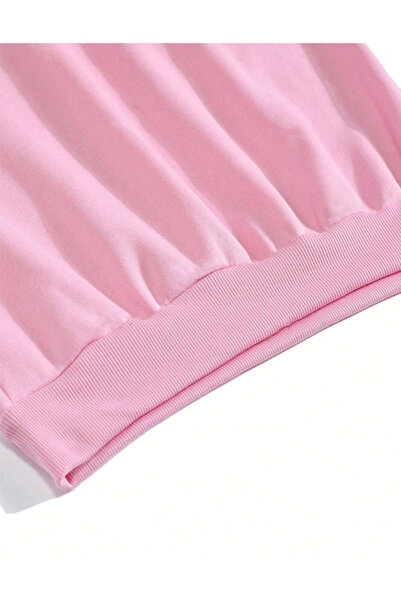 Revasser HOPE Special Printed Μαύρο Oversize βαμβακερό φούτερ - Unisex Crew Neck