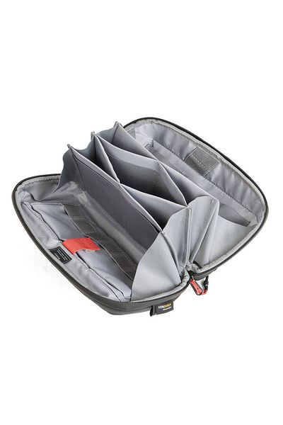 WIWU حقيبة Wiwu Warriors Tech Pouch X Pro - ملحقات Macbook، حقيبة Dupont Cordura 1000D من النايلون الأسود