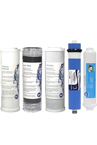SULOOK Ihlas Aura Cebilon Uyumlu 5'li Su Arıtma Filtre Takım