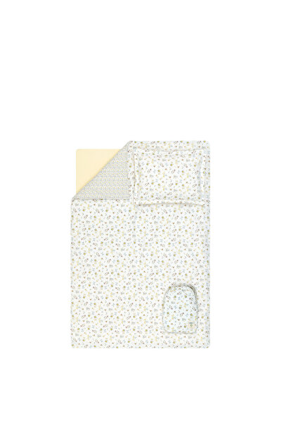 Yataş Mini Hermal Baby Organic Ranforce Duvet Cover Set - Yellow