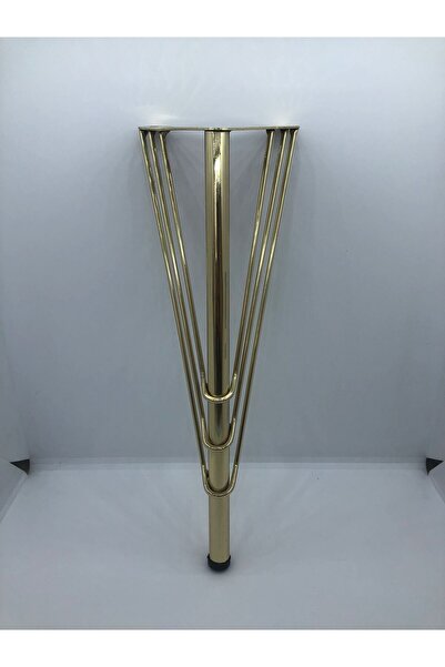 KARAKOÇ METAL, 32 CM TEL SEHPA, PUF, MOBİLYA  AYAĞI (4 ADET)