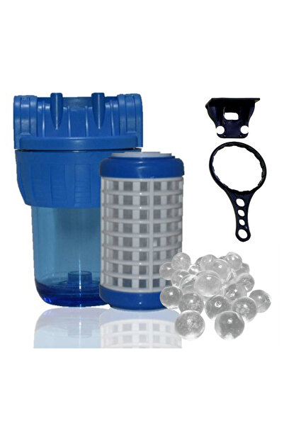 SULOOK 5'' Yıkanabilir Filtre 3/4 Inc 50 Micron Kireç Önleyici Filtre