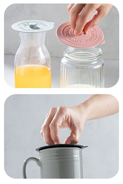 Vienev 3 Adet Silikon Isı Koruyucu Bardak Kapağı