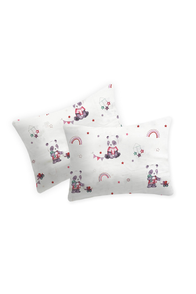liefhome 2 Pieces Baby Pillow Case - 100% Cotton, Zippered, 35x45