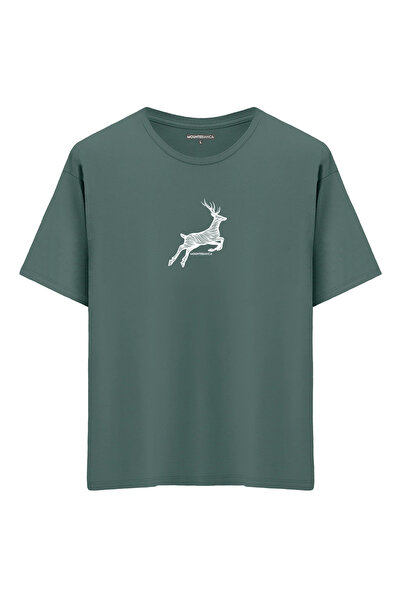 Mounte Bianca Unisex Gazela - Oversize kroj T-shirt