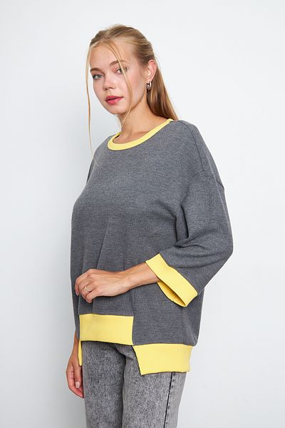 ESPİNA Thessaloniki Fabric Three-quarter Sleeve Women's Sweatshirt