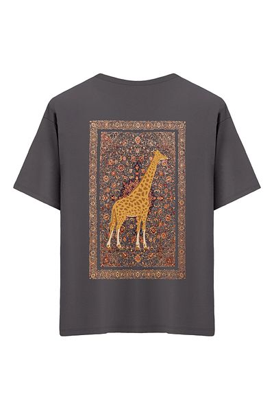 Mounte Bianca Unisex Giraffa - Μπλουζάκι Oversize