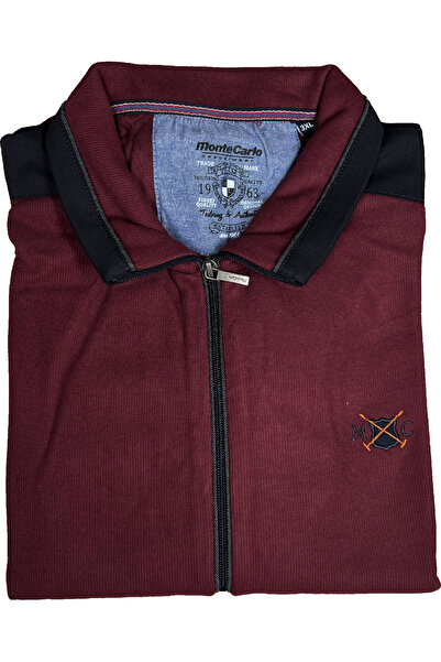 montecarlo Plus Size Zippered Long Sleeve Sweatshirt