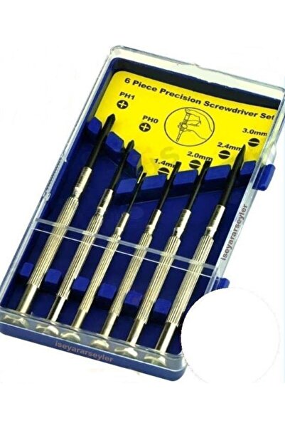 abnturk 6 Parça Elektronik Saatçi Mikro Tornavida Seti