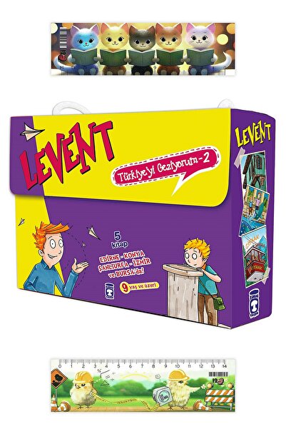 Timaş Çocuk Levent Türkiye'yi Geziyorum Seti 2 (5 Kitap)