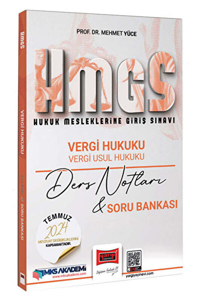 Yargı Yayınları 2025 Hukuk Mesleklerine Giriş Sınavı Vergi Hukuku - Vergi Usu...
