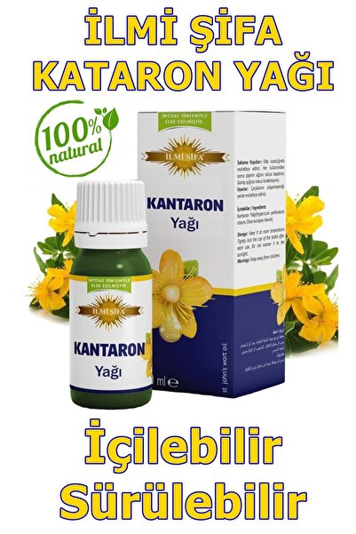 İLMİ ŞİFA Kantaron Yağı 50 ml (YENİLEYİCİ, BESLEYİCİ, ONARICI, TEMİZLEYİCİ, R...