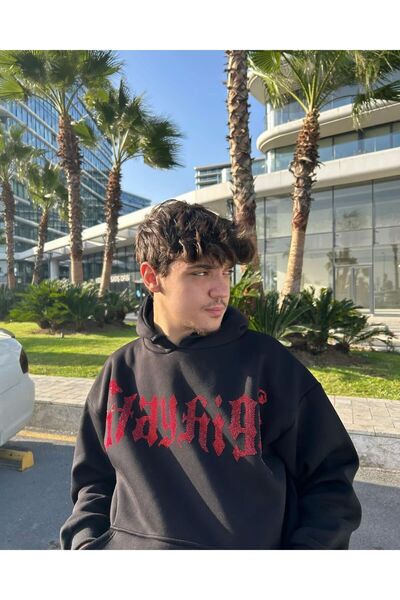 Crystalline Stayhigh Red Hoodie
