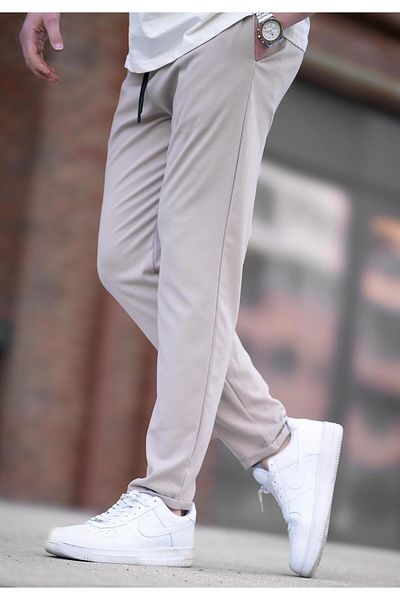 Madmext Beige Jogginghose für Herren 4242