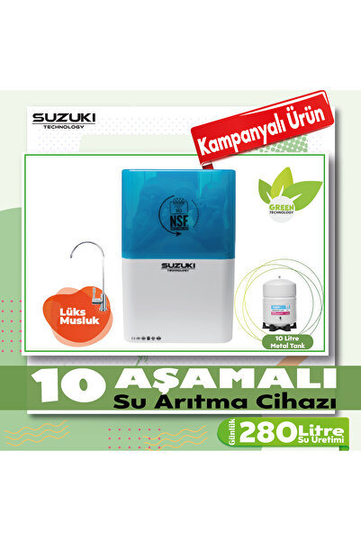 SUZUKI Technology 10 Aşamalı Su Arıtma Cihazı,çevre Ve Bütçe Dostu