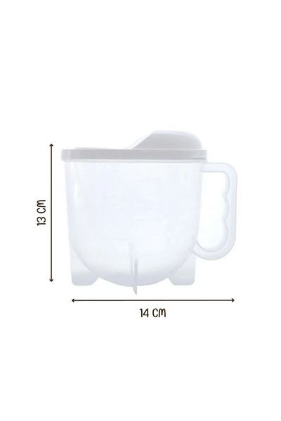 ÇERÇİ MELEK 1 Liter White Strainer - Measured Wash