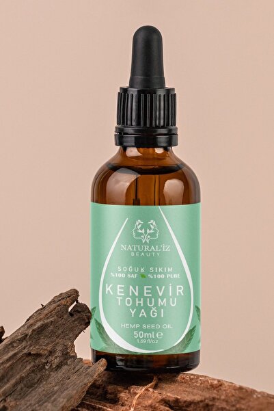 Natural'iz Beauty Kenevir Tohumu Yağı %100 Saf Soğuk Sıkım