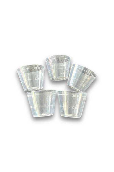 epoksi kalıp cank 2 ADET Epoksi Reçine Plastik Döküm Kabı 30 ml , Epoksi Karıştırma Kabı Küçük Boy 30ml