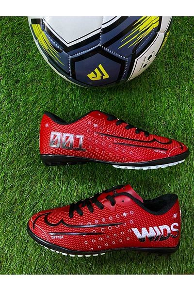 YUSUFSHOES PANTOFIȚI DE FOTBAL HALISAHA BĂIAȚI ROSII