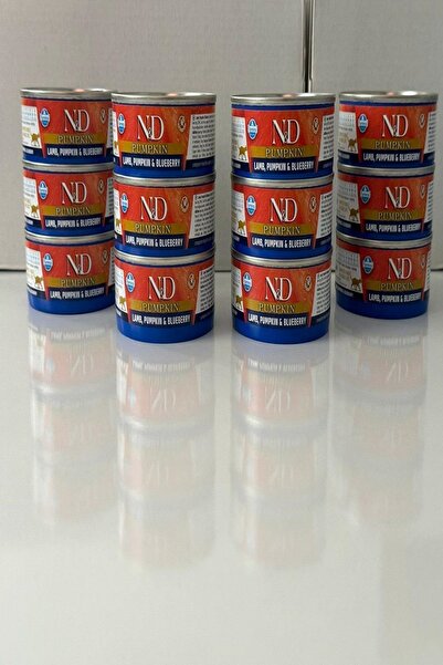 N&D Nd Pumpkın Tahılsız Kuzu Yaban Mersini Balkabağı Yaş Kedi Konservesi - 12...