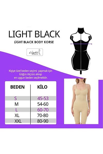 Light Black Lightblack - Postpartum - Lifting - Slimming - Firming Full Body Corset