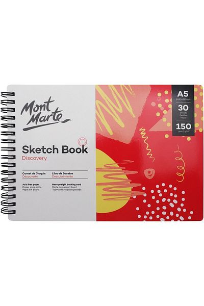Mont Marte Discovery A5 - 150gr, 30 Pages M Sketchbook