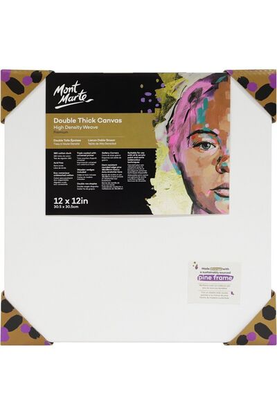 Mont Marte Premium Kanvas Çam Çerçeve DT 30.5x30.5cm
